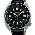 Seiko Seiko Prospex SRPG17K1  SRPG17K1 механические мужские часы черный циферблат, браслет кожаный — вид спереди