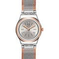Swatch Swatch I Lady YSS327M  YSS327M кварцевые женские часы серебристый циферблат, браслет нержавеющая сталь с pvd-покрытием — вид спереди