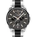 Jacques Lemans Jacques Lemans Derby 1-2204F  1-2204F механические мужские часы черный циферблат, браслет нержавеющая сталь с pvd-покрытием — вид спереди