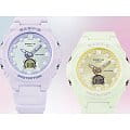 Casio Casio Baby-G BGA-320FH-3ADR (BGA-320FH-3a) кварцевые женские часы часы крупный план желтый циферблата