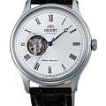 Orient Orient Automatic AG00003W  AG00003W механические мужские часы белый циферблат, браслет кожаный — вид спереди