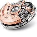 Omega Omega De Ville Ladymatic 425.65.34.20.55.010  de ville швейцарские женские часы на браслете 18-каратное желтое золото боковой вид