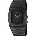 Rado Rado Sintra R13818732  R13818732 кварцевые мужские часы черный циферблат, браслет керамика — вид спереди