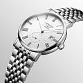 Longines Longines Elegant Collection L4.812.4.11.6 механические женские часы часы, крупный план белый циферблат