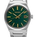 Seiko Seiko Conceptual Series Dress SUR601P1  SUR601P1 кварцевые мужские часы  зеленый циферблат, браслет нержавеющая сталь — вид спереди