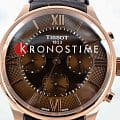 Tissot Tissot Chemin des Tourelles Automatic Chronograph T139.462.36.298.00 мужские часы коричневый циферблат на запястье