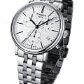 Tissot Tissot Carson Premium Chronograph T122.417.11.011.00 мужские часы белый циферблат на запястье