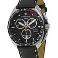 Certina Certina DS Podium C010.417.16.051.01  C0104171605101 кварцевые мужские часы черный циферблат, браслет кожаный — вид спереди