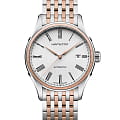 Hamilton Hamilton American Classic Valiant Auto H39525214  H39525214 механические мужские часы белый циферблат, браслет сталь c pvd покрытием — вид спереди