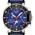 Tissot Tissot T-Race Nicky Hayden T048.417.27.047.00 T Race T0484172704700 кварцевые мужские часы синий циферблат, браслет карбон + полимер — вид спереди