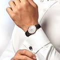 Longines Longines Elegant Collection L4.787.8.12.4 мужские часы белый циферблат на запястье
