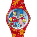 Swatch Swatch New Gent SUOZ361  SUOZ361 кварцевые мужские часы цветной циферблат, браслет силикон — вид спереди
