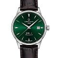 Certina Certina DS-1 C029.207.16.091.00 DS 1 C0292071609100 механические мужские часы зеленый циферблат, браслет нержавеющая сталь 316l — вид спереди