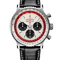 Breitling Breitling Navitimer B01 Chronograph 43 Boeing 747 AB01383B1G1P1  AB01383B1G1P1 механические мужские часы  циферблат, браслет кожаный — вид спереди