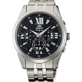 Orient Orient TW04003B (FTW04003B)  FTW04003B  мужские часы черный циферблат, браслет  — вид спереди
