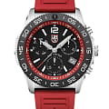 Luminox Luminox Pacific Diver Chronograph XS.3155.SET  XS.3155.SET кварцевые мужские часы  черный циферблат, браслет каучук — вид спереди