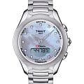 Tissot Tissot T-Touch Lady Solar T075.220.11.106.00 T Touch T0752201110600 кварцевые женские часы перламутровый циферблат, браслет нержавеющая сталь — вид спереди