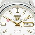 Seiko Seiko 5 Regular SNKK07J1, 5 regular япония мужские часы на браслете нержавеющая сталь боковой вид