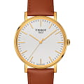 Tissot Tissot Everytime Medium T109.410.36.031.00 Everytime T1094103603100 кварцевые мужские часы белый циферблат, браслет кожаный — вид спереди
