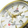 Swiss Military by Chrono Swiss Military by Chrono Sports Chronograph SM34107.15  - задняя крышка сталь металл корпуса, швейцария часы