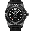 Breitling Breitling Superocean Automatic 46 Black Steel M17368B71B1S2  M17368B71B1S2 механические мужские часы черный циферблат, браслет каучук — вид спереди