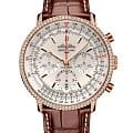 Breitling Breitling Navitimer B01 Chronograph 41 RB0139631G1P1  RB0139631G1P1 механические мужские часы  синий циферблат, браслет кожаный — вид спереди