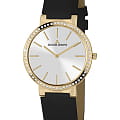 Jacques Lemans Jacques Lemans Classic 1-2015B  1-2015B кварцевые женские часы серебристый циферблат, браслет кожаный — вид спереди