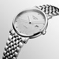 Longines Longines Elegant Collection L4.911.4.77.6 механические мужские часы часы крупный план серебристый циферблата