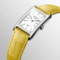 Longines Longines DolceVita L5.512.4.11.2, dolcevita швейцария женские часы на браслете кожаный боковой вид