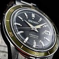 Seiko Seiko Presage SRPG07J1 механические мужские часы часы крупный план зеленый циферблата