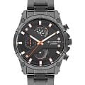 Lee Cooper Lee Cooper LC07637.060  LC07637.060 кварцевые мужские часы черный циферблат, браслет нержавеющая сталь с ip-покрытием — вид спереди