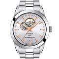 Tissot Tissot Gentleman Powermatic 80 Silicium T127.407.11.031.01 Gentleman T1274071103101 механические мужские часы серебристый циферблат, браслет нержавеющая сталь — вид спереди