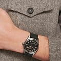 Longines Longines Spirit L3.810.1.53.2 мужские часы антрацитовый циферблат на запястье