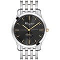 Salvatore Ferragamo Salvatore Ferragamo SFDF00318  SFDF00318 кварцевые женские часы черный циферблат, браслет нержавеющая сталь — вид спереди