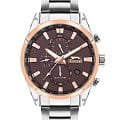 Slazenger Slazenger Multifunction SL.09.2058.2.05  SL.09.2058.2.05 кварцевые мужские часы  коричневый циферблат, браслет суперметалл — вид спереди