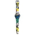 Swatch Swatch New Gent SUOZ363, gent швейцария мужские часы на браслете силикон боковой вид