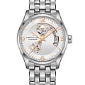 Hamilton Hamilton Jazzmaster Open Heart Auto H32705151  H32705151 механические женские часы белый циферблат, браслет нержавеющая сталь — вид спереди
