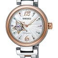 Seiko Seiko SSA814J1  SSA814J1 механические женские часы перламутровый циферблат, браслет сталь c pvd покрытием — вид спереди