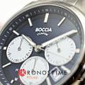 Boccia Titanium Boccia Titanium 3742-03 кварцевые мужские часы часы, крупный план синий циферблат
