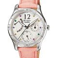 Casio Casio Sheen SHN-3016LP-7A  SHN-3016LP-7A кварцевые женские часы перламутровый циферблат, браслет кожаный — вид спереди