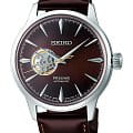 Seiko Seiko Presage SSA407J1  SSA407J1 механические мужские часы коричневый циферблат, браслет кожаный — вид спереди