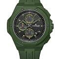 Jacques Philippe Jacques Philippe Militia JPQGC51X41X  JPQGC51X41X кварцевые мужские часы черный циферблат, браслет силикон — вид спереди