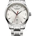 Victorinox Victorinox 241667  241667 механические мужские часы серебристый циферблат, браслет нержавеющая сталь — вид спереди