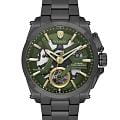 Wainer Wainer WA.25250-D  WA.25250-D механические мужские часы зеленый циферблат, браслет нержавеющая сталь с pvd-покрытием — вид спереди