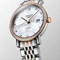 Longines Longines Elegant Collection L4.310.5.88.7, elegant collection швейцария женские часы на браслете нержавеющая сталь + золото 18к боковой вид