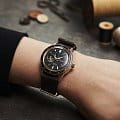 Seiko Seiko Presage SSA426J1 механические мужские часы часы, крупный план черный циферблат