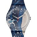 Swatch Swatch New Gent SUOZ351  SUOZ351 кварцевые женские часы синий циферблат, браслет силикон — вид спереди