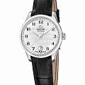 Jaguar Jaguar Essentia J1046/1  J1046/1 кварцевые женские часы серебристый циферблат, браслет кожаный — вид спереди