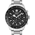 Philipp Plein Philipp Plein Gents Hyper-Sport Pleinmeter PWPYA0424  PWPYA0424 кварцевые мужские часы  черный циферблат, браслет нержавеющая сталь — вид спереди