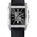 Jacques Lemans Jacques Lemans London 1-2162A  1-2162A кварцевые мужские часы черный циферблат, браслет кожаный — вид спереди